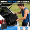 INSMEER Soft Cooler with Hard Shell & 4 Cup Holders