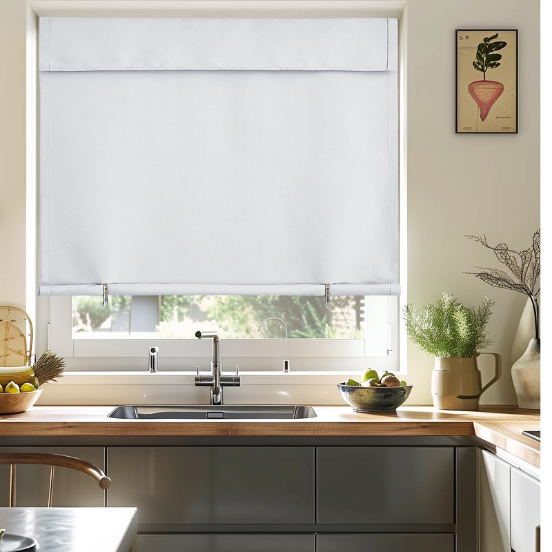 NICETOWN Portable Travel Blackout Draperies Curtains 48 inches Long, Thermal
