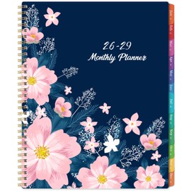 2026-2029 Monthly Planner - July 2026 - June 2029, 3 Year Months Planner, 9" x 11", Notes Pages, 36 Colorful Monthly Tabs, Back Pocket