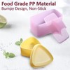 LIUCONGBD 4PCS Non Stick Rice Ball Sushi Maker, Triangle Onigiri