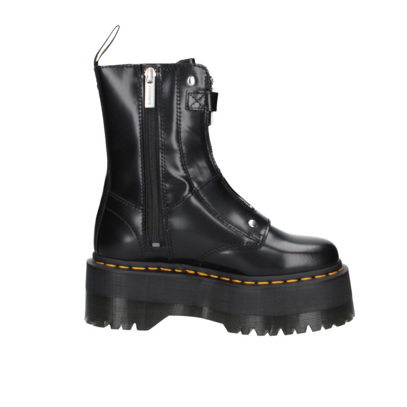 Dr. Martens Jetta Hi Max Black, Black Buttero, 10 M