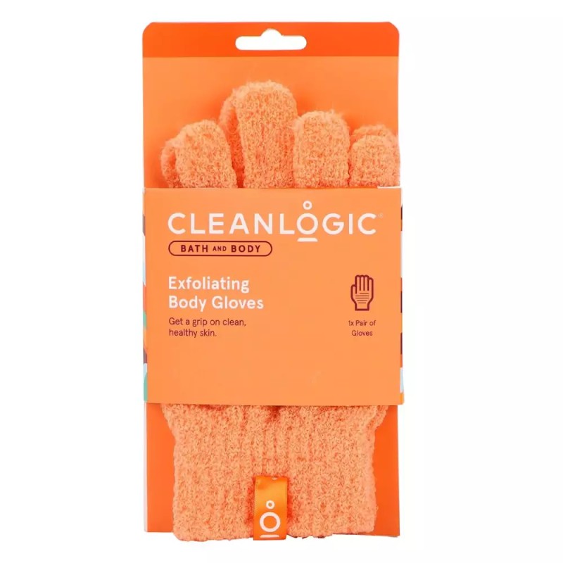 Clean Logic 클린 로직 스트레치 목욕 및 샤워 장갑 (1팩)