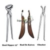 Equinez Tools Hoof Nipper 12" & Farrier Clincher and Hoof