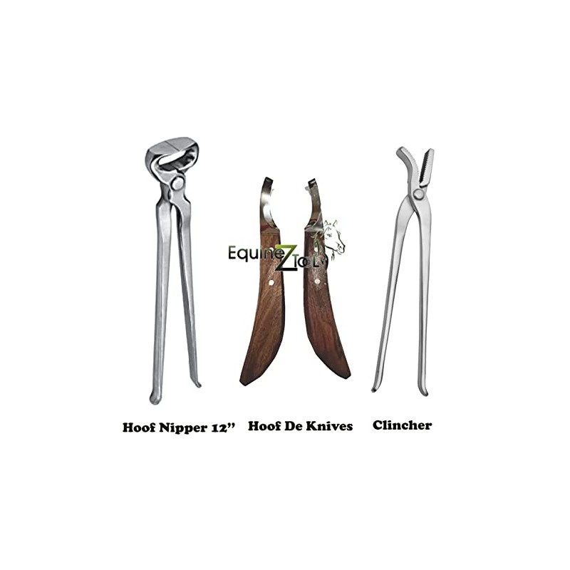 Equinez Tools Hoof Nipper 12" & Farrier Clincher and Hoof