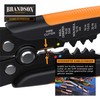 Brandson - Wire stripper - 10-24 AWG - self-adjusting -