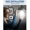 Nouscan 300W Equivalent LED Light Bulb, 4060LM Super Bright A23