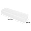 Clear Acrylic Vase Rectangular Elegant Centerpiece Flower Vase for Home