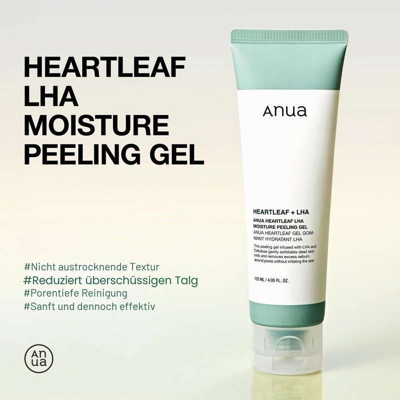 ANUA Heartleaf LHA Moisture Exfoliating Gel (120 ml)