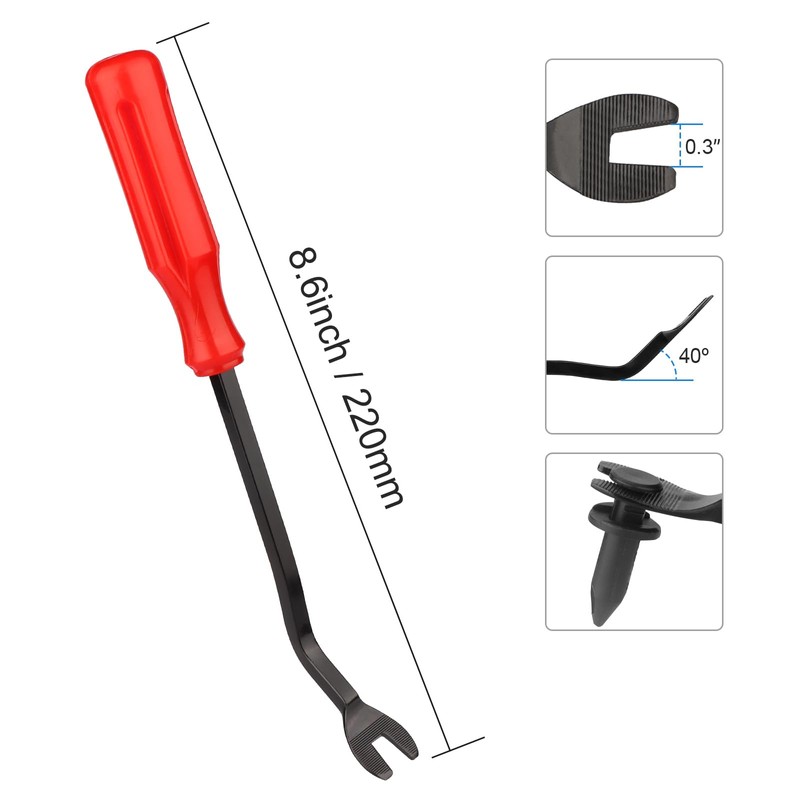 100PCS Nylon Body Fastener Rivets, Mudguard Clip Body Rivet Replacement