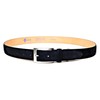 KIETH KE21466-19 Men's Nubuck Belt, Business, Genuine Leather, Black, Adjustable