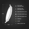 Feit Electric 6" Canless LED Recessed Downlight, 65-Watt Eq., Dimmable,
