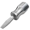 WEDO Stubby Screwdriver, Stainless Steel Slotted & Flat Head Screwdriver,