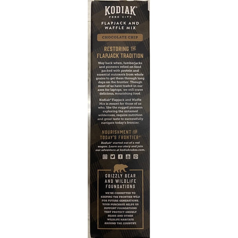 Kodiak Cakes 4x Kodiak Protein Cakes CHOCOLATE CHIP Flapjack &