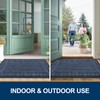 Finchitty Front Door Mat Outdoor Entrance, Heavy Duty Sturdy Rubber
