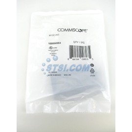 Commscope M13C-003 3-Port M-Series Furniture Faceplate, Black 106650864 ~STSI