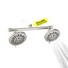 Chomley Double Shower Head with Built-in 2 Shut Off Valve,