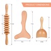 Komogir 3-in-1 Wood Therapy Massage Tools Lymphatic Drainage Massager Wooden