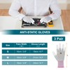 MECCANIXITY Anti Static Gloves ESD Work Gloves PU Coated Fingertip