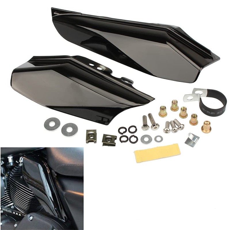 Motorcycle Engine Mid Frame Air Deflector Heat Shield for Harley