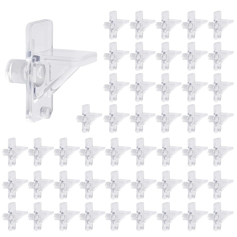 Cutetool (50 Pack) U 10136 Plastic Cabinet Shelf Pegs 1/4