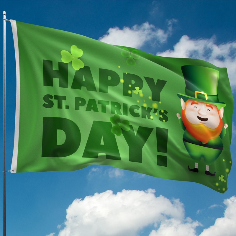 St Patricks Day Flag - St Patrick's Day Irish Ireland
