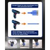 Diamond Tile Hole Saw Kit - 10Pcs 1/4'' X 2,
