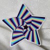 Moonlight Jade STKR081 Black Purple Aqua Yellow Pink Twisted STAR