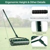 Costway 21" Manual Push Lawn Aerator Garden With Detachable Handle