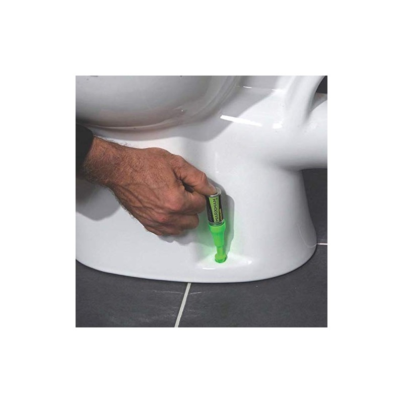 MarXman Green Chalk Marking Pen x4 Hole Marking Tool Upto
