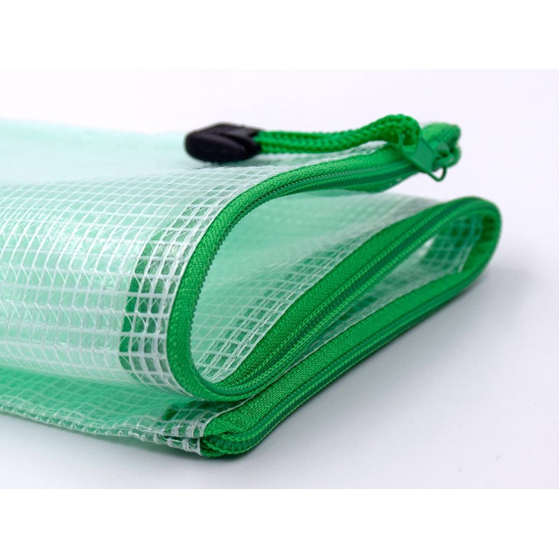 scicent Folders a4 6 Pcs Plastic Wallets A4 Zip Wallets
