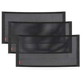 TrunkExpert, Nano Mesh Bag with Velcro Fastener Two Piece 60cm x 30cm Universal Car Boot Mesh Bag Organizer Bag Mesh Bag with Strong Velcro Strips for Car, Trunk, 3 Pack