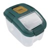 Rice Storage Box with Clear Cover Insect Proof Large Capacity