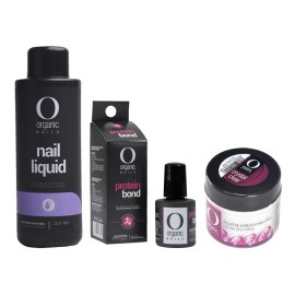 Acrilico 28g Protein Bond Y Monomero 60ml Organic Nails