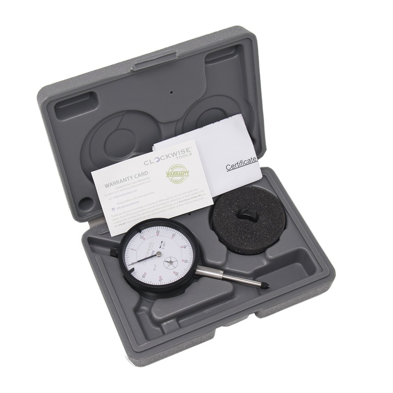 Clockwise Tools Dial Indicator, DICR-0105 0-1 inch