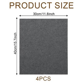 Azlanway Microfiber Cleaning Cloths 30x40cm, 4 PcsThickened Reusable Cleaning Rags, Streak-Free Glass Towels for Windows, Kitchen, Car, Bathroom, Highly Absorbent, Eco-Friendly & Machine Washable