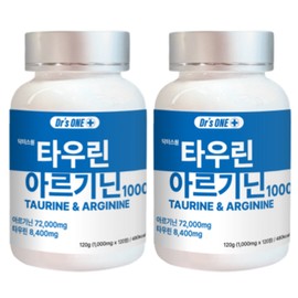 Doctor's One Taurine Arginine 1000 120g, 120 tablets, 2 units / 닥터스원 타우린 아르기닌 1000 120g, 120정, 2개