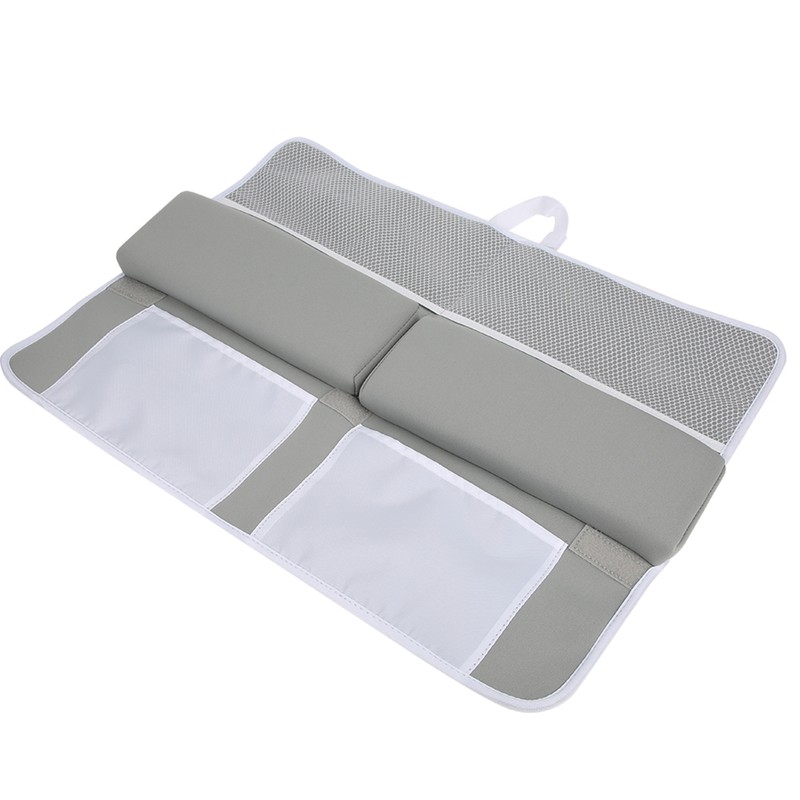 Neoprene Light Gray Rectangle Outdoor Swimming Kneeler Pad Indoor Bathroom