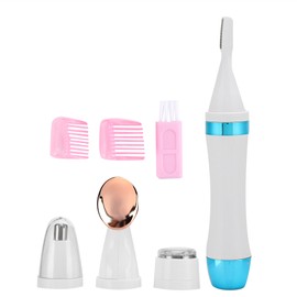 4 in 1 Multi Functional Eyebrow Trimmer Hair Shaver Nose Hair Cutter Massage Machine(Blue )
