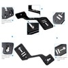Aluminium Alloy Camera Flashlight Tripod Bracket with Dual 1/4in Screw