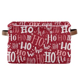 Christmas Rectangular Storage Basket Organizer Bin Shelf Baskets For Clothes Gifts For Home Office Dorm