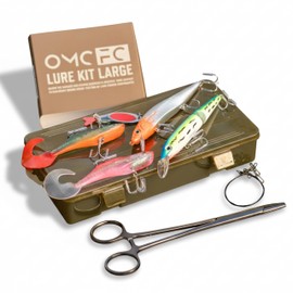OMC FC Lure Kit Large - Predator Fishing Lure Set with 5 Lures