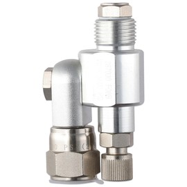 napkery 287030 Shut-Off Valve Swivel Joint Extension Anti-Spitting Valve Airless Spray Adapter Joint for High Pressure Airless Paint Sprayers Gun Pole Extensions