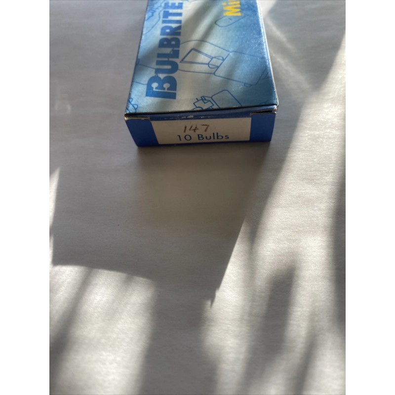 BulBrite 147 Miniature Light Bulb Incandescent Auto Car 3W 7V