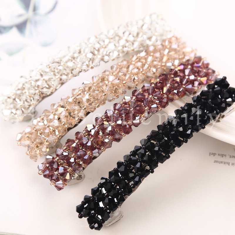 Herbeluemily Barrette, Hair Clip, Hair Clip, Beads, Bijou, Hair Ornament,