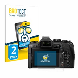 brotect Screen Protector compatible with Olympus OM-D E-M1 Mark II/Mark III (2 Pack) - HD-Clear Protection Film