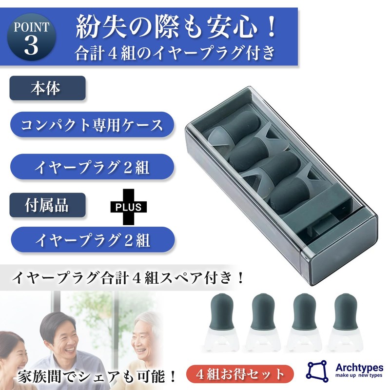 Archtypes Earplugs, Airplane, Weather Pain, Air Pressure, Sauna Air Pressure