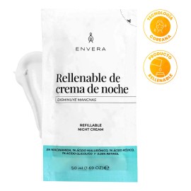 Rellenable De Crema De Noche Hidratante Facial Envera Tipo de piel Todo tipo de piel