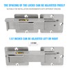 YuPinDiZu Double gate Latch with Padlock Holes, gate Latch for