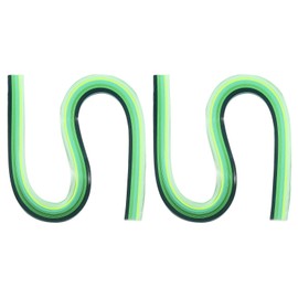 PATIKIL 540 x 10 mm Quilling Paper Strips Paper Quilling, 240 Pieces Origami Froebel Star Paper Strips Set for Art, DIY, Handmade, Christmas, Gradient Green