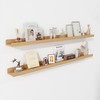 FLYJOE Picture Ledge Shelf 48 Inch | Solid Ash Wood